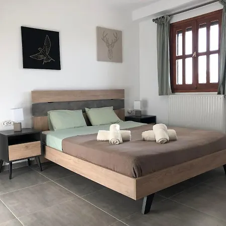 παραδοσιακό σπίτι με τζάκι Chalet Volos