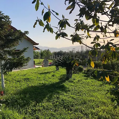 παραδοσιακό σπίτι με τζάκι