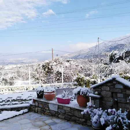 Παραδοσιακό σπίτι με τζάκι Σαλέ *