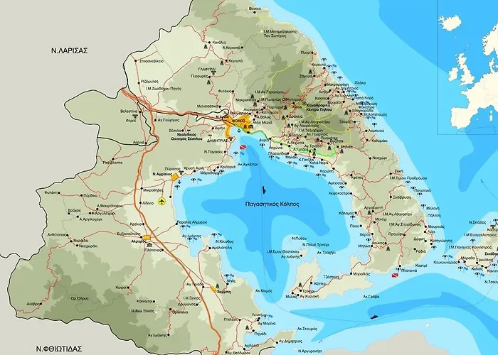 Παραδοσιακό Σπίτι Με Τζάκι ヴォロス